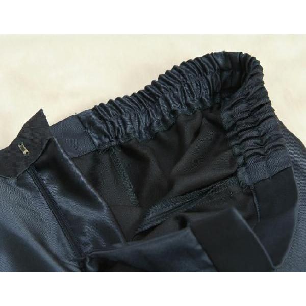 アウトレット　男児スーツ６点セット　ネイビー　シャツブルー　一つ釦ロングジャケット　ロングパンツ　マジックテープタイプベスト及びシャツ付　１２０cm | 京美 | 05