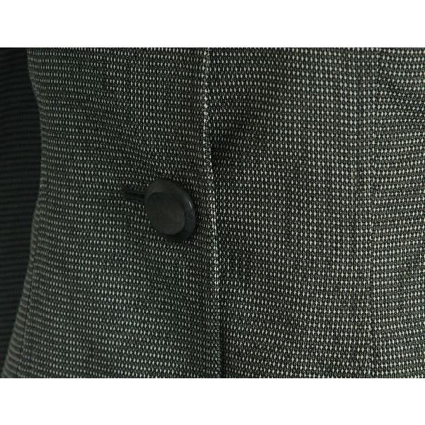 フォーマルスーツ　アウトレット品　セミロング丈　グレー　ブラック　３点セット　サイズ５号 | 京美 | 02