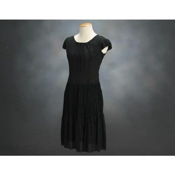 フォーマルスーツ　アウトレット品　セミロング丈　グレー　ブラック　３点セット　サイズ５号 | 京美 | 04