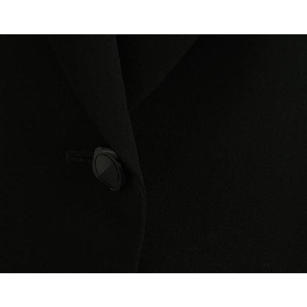 ブラックフォーマルスーツ　喪服　礼服　アウトレット品　アンサンブル２点セット　サイズ９号　日本製 | 京美 | 02