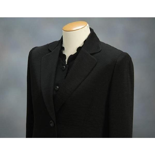 京美 ブラックフォーマルスーツ 喪服 礼服 アウトレット品 