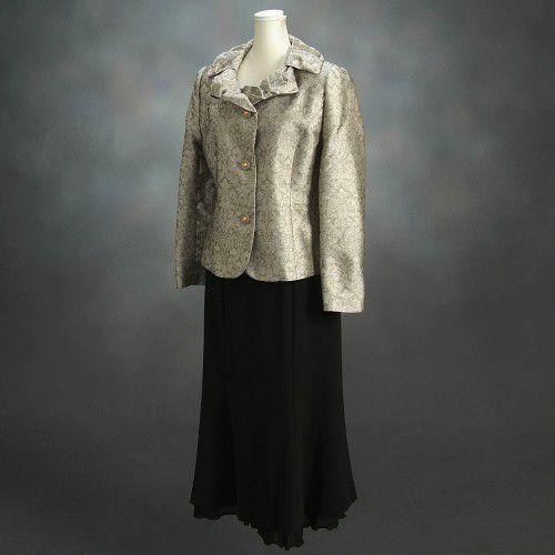 カラーフォーマルドレス　アウトレット品　セットアップスタイル2点セット　結婚式などのフォーマルセレモニーに最適　サイズ９号、１１号、１３号 