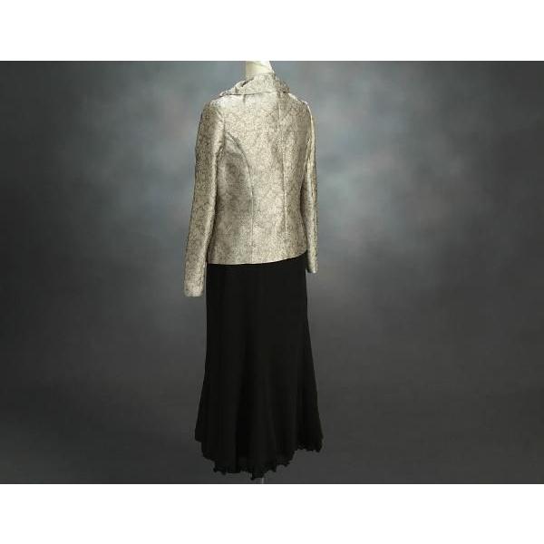 カラーフォーマルドレス　アウトレット品　セットアップスタイル2点セット　結婚式などのフォーマルセレモニーに最適　サイズ９号、１１号、１３号 | 京美 | 03