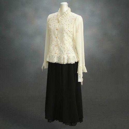 カラーフォーマルドレス　アウトレット品　セットアップ2点セット　ベージュ　結婚式などのフォーマルセレモニーに最適　サイズ９号、１１号、１３号、１５号