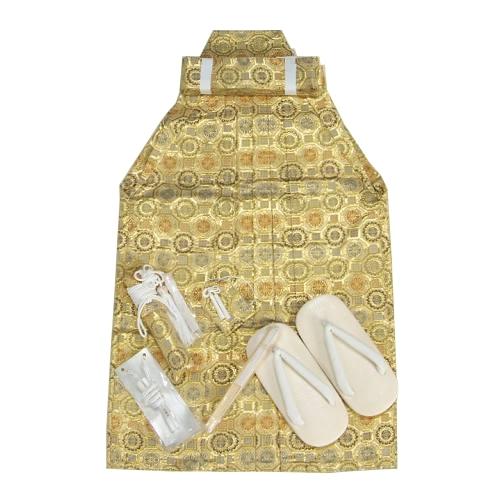 七五三 着物 男の子 男児袴セット 金襴紋袴 5歳用 ６０cm 七点セット へら付き 収納箱付き