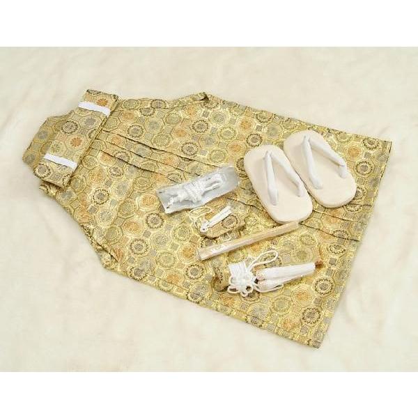 七五三 着物 男の子 男児袴セット 金襴紋袴 3歳から5歳用 ５５cm 七点セット へら付き 収納箱付き | 京美 | 01