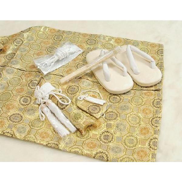 七五三 着物 男の子 男児袴セット 金襴紋袴 3歳から5歳用 ５５cm 七点セット へら付き 収納箱付き | 京美 | 03
