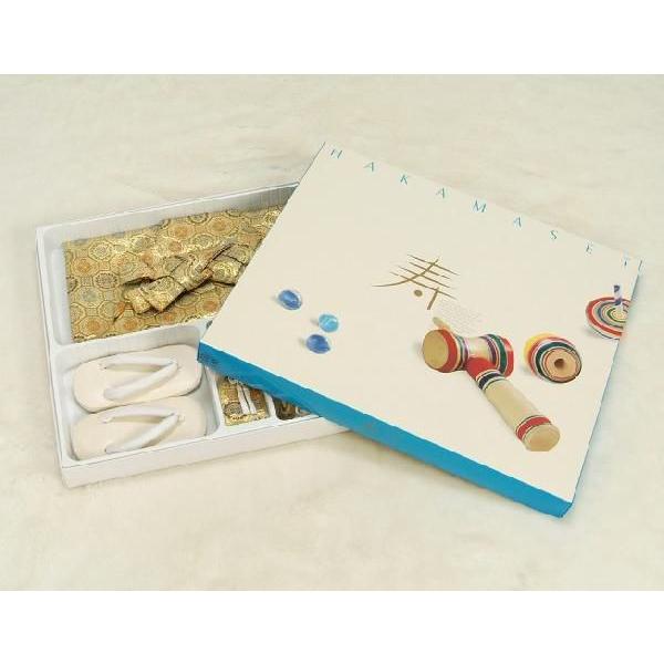 七五三 着物 男の子 男児袴セット 金襴紋袴 3歳から5歳用 ５５cm 七点セット へら付き 収納箱付き | 京美 | 04