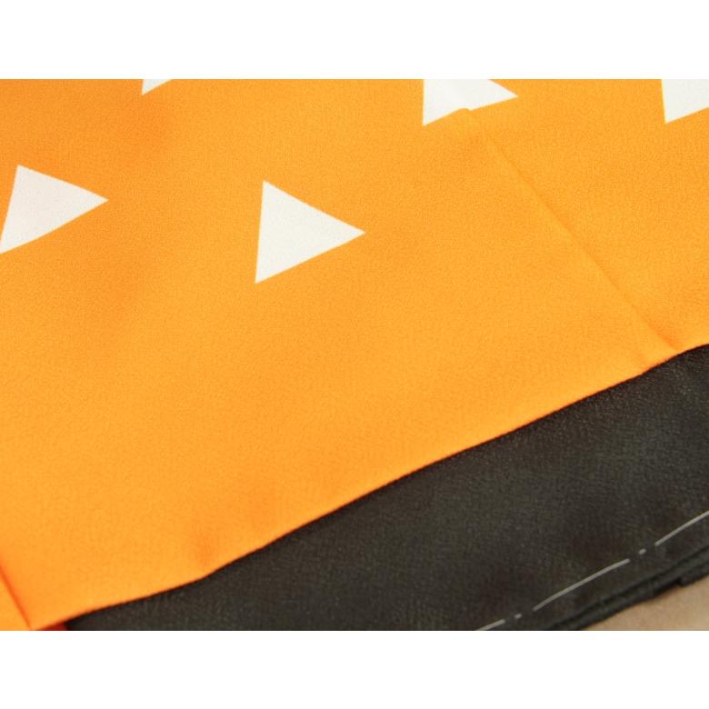 七五三 着物 男の子袴セット 5歳 黄色橙ぼかし 鱗文様柄羽織 黒無地袴 12点セット 足袋付きセット | 京美 | 02