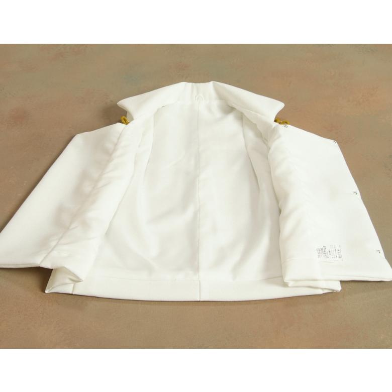 七五三 3歳 被布単品 男の子 着物 白色 兜刺繍 金駒刺繍 日本製 | 京美 | 06