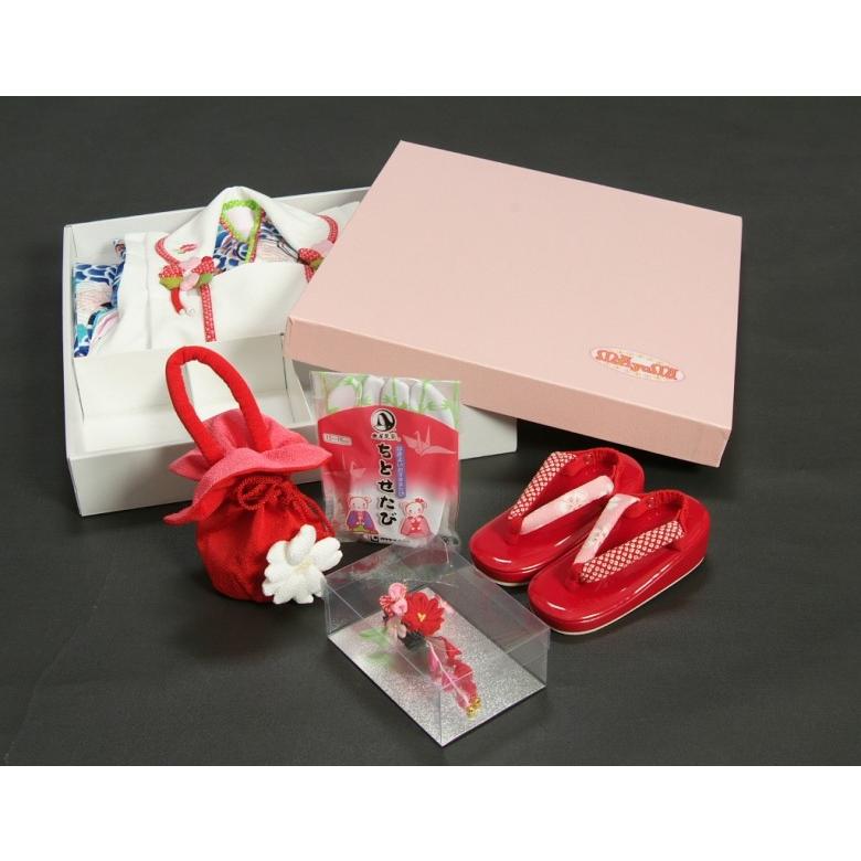 七五三 着物 3歳 女の子 被布セット マユミブランド 青緑色 牡丹菊 被布刺繍使い白色 雛祭り 正月 足袋付フルセット 日本製 | 京美 | 07