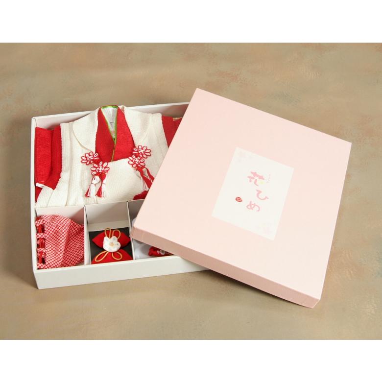 京美 七五三 着物 3歳 正絹 絹100％ 女の子被布セット 京都花