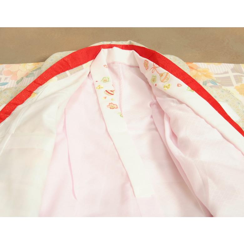京美 七五三 着物 3歳 女の子 被布セット 式部浪漫KAGURA（かぐら