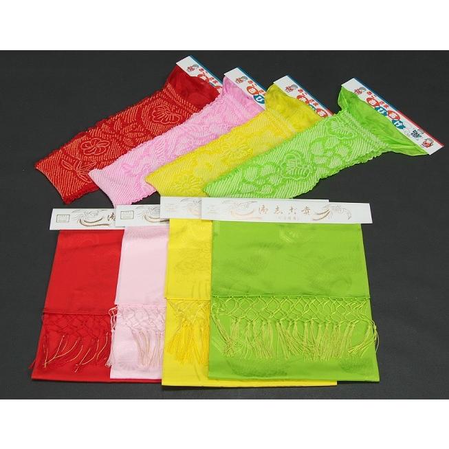 七五三 正絹 絹100％ 着物 7歳 着物フルセット 赤 本絞り 刺繍まり桜 金彩 黒地重ね仕立て帯セット 足袋に腰紐など20点セット 日本製 | 京美 | 06