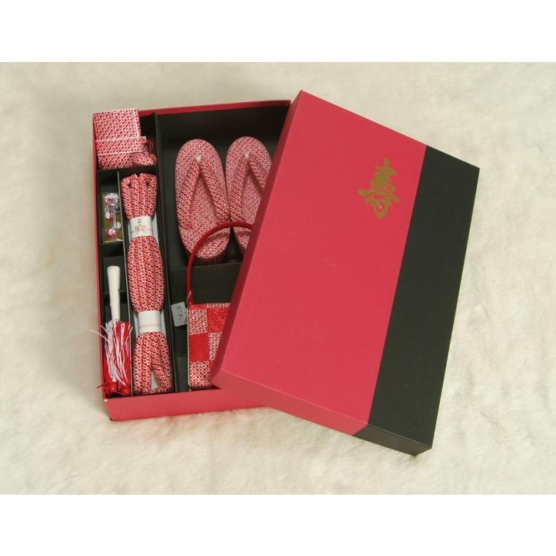 オススメ！絞り 金糸 こづち柄 赤 15点セット 【公式通販】