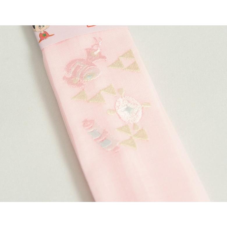 子供腰紐 本モスリン 3本組 妃女着ブランド 七五三着物に最適 淡ピンク 刺繍使い 日本製 | 京美 | 02