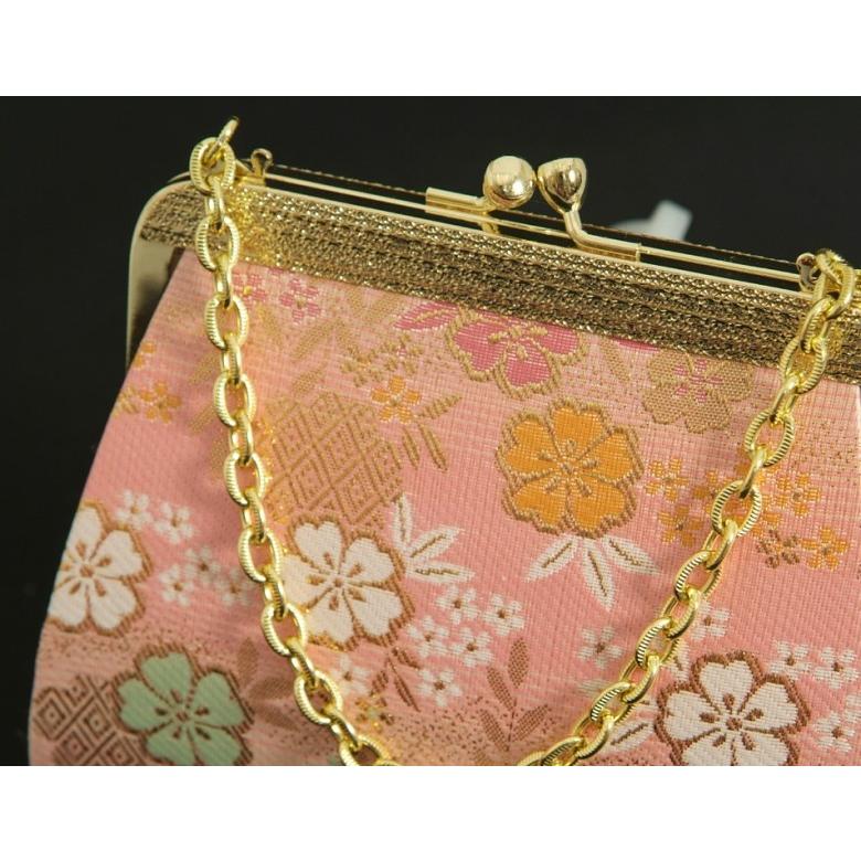 七五三 草履 バッグ セット 女の子 着物 7歳用 七五三に最適な草履バッグセット ピンク地 友禅文様 日本製 | 京美 | 04