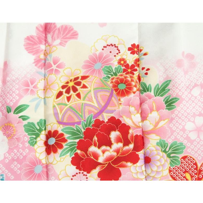 SHI 美品【七五三 3歳 女の子】京都花ひめ フルセット 被布疋田柄 楽天