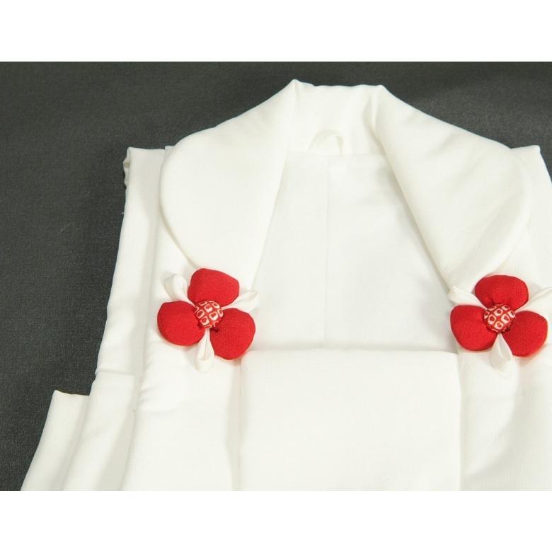 七五三 被布 着物 3歳 京都花ひめ 白 まり桜刺繍使い 七五三 ひな祭り お正月 | 京美 | 03