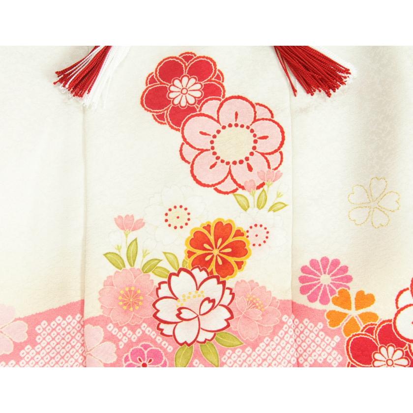 京美 七五三 被布 絹100％ 正絹 女の子 着物 3歳 マユミブランド