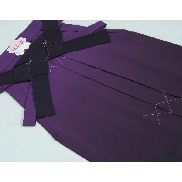 京美 卒業袴 卒業式 紫色 濃淡ぼかし へら付き 特価品 S、M、L、LL 