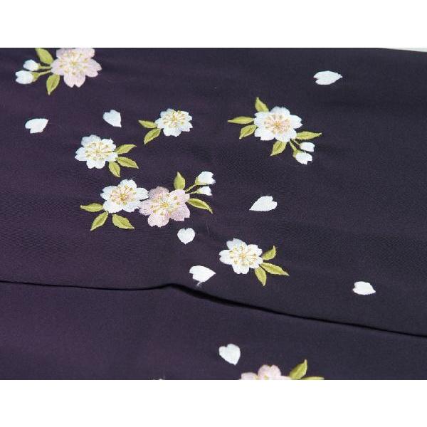 卒業袴 卒業式 紫色 濃淡ぼかし 桜刺繍 へら付き 特価品 SS、S、M、L、LL、3L | 京美 | 03