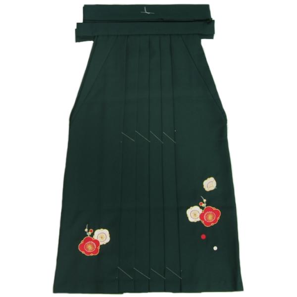 小学生 保育園 卒業袴 卒園袴 花ひめブランド ジュニアサイズ 緑刺繍袴 SS・S・M・Lサイズ | 京美