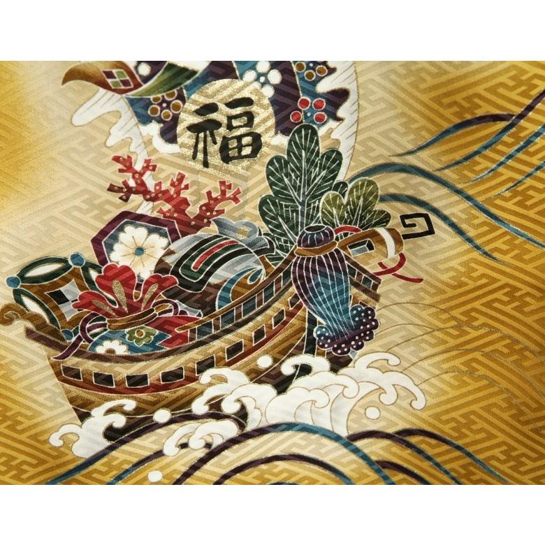 京美 お宮参り 着物 男 絹100% 正絹初着 男の子用産着 金茶 京美 お宮参り 着物 男 絹100% 正絹初着 男の子用産着 金茶
