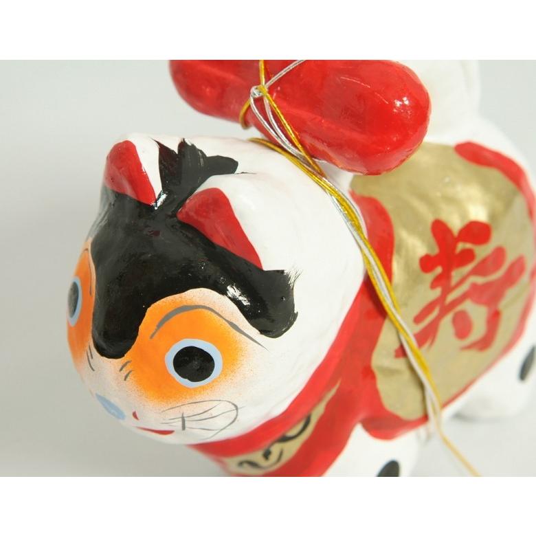 お宮参り 小物 犬張子 ミニサイズ 金銀水引紐付き 化粧箱入り 男女兼用 日本製 | 京美 | 02