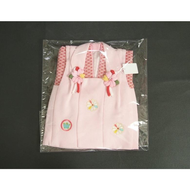 ベビー着物 赤ちゃん 女の子着物 赤色着物 麻の葉文様 ピンク地被布 刺繍使い 二部式仕様の楽々着せ付けタイプ | 京美 | 07