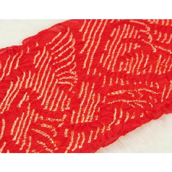 七五三 着物用 子供 絹100％ 正絹 帯揚げ 本絞りタイプ 4色 | 京美 | 05