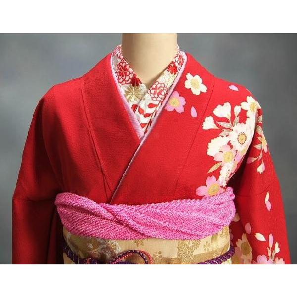 京美 刺繍半衿 牡丹菊 辻が花 振袖に最適 全7色 日本製 : お宮参り着物
