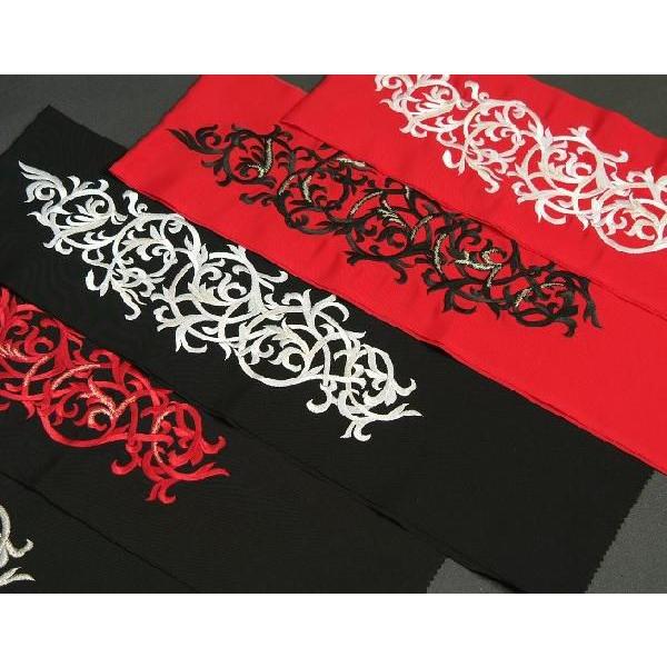 京美 刺繍半衿 幾何学文様 振袖に最適 全7色 日本製 : お宮参り着物と 