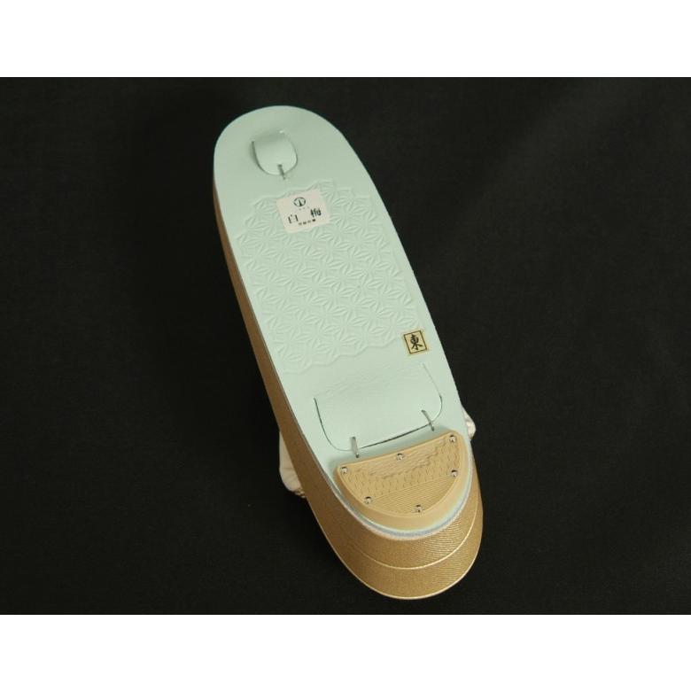 着物草履単品 留袖 訪問着 振袖 白梅ブランド ゴールド 二枚芯 底面牛革仕様 S・M・L・LLサイズ 日本製 | ブランド登録なし | 04