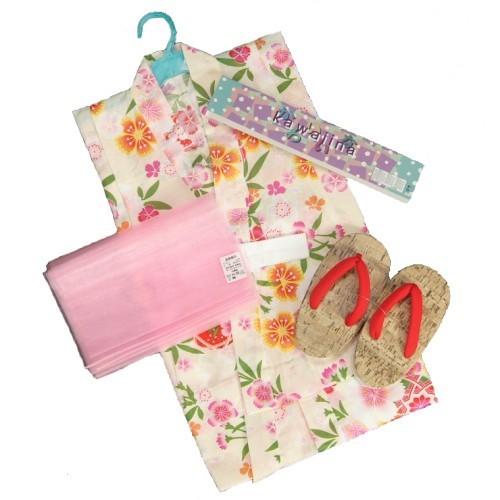 浴衣 女の子 キッズサイズ かわいいなブランドゆかた３点セット