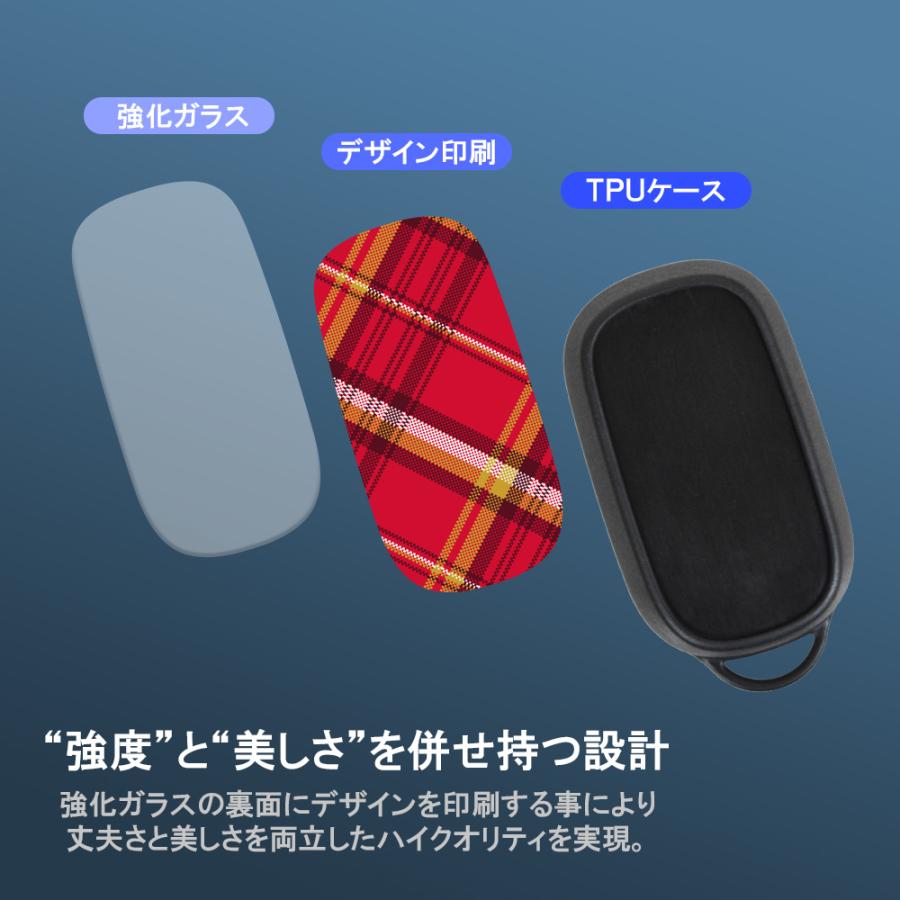 ホンダ キーケース スマートキー キーカバー オリジナル チェック デザインD(印刷)｜doresuup｜05