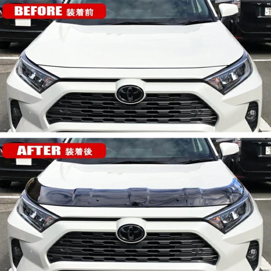 新型 RAV4 パーツ 50系 バグガード ボンネット プロテクター