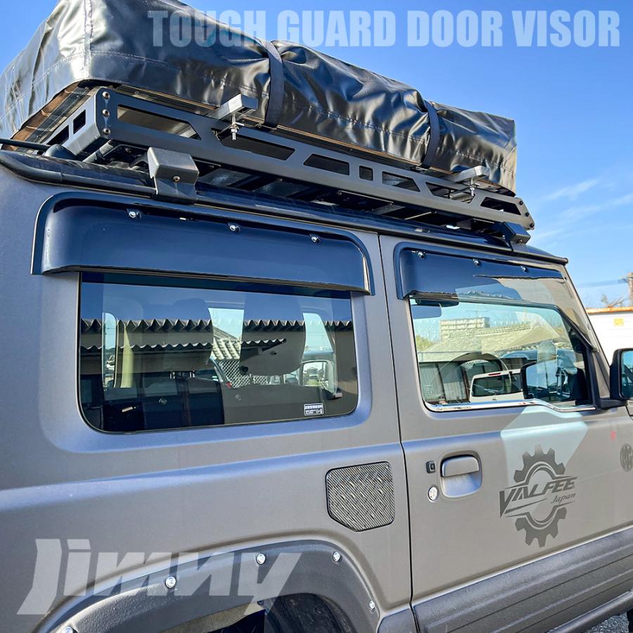 新型 ジムニー JB64 シエラ JB74 ドアバイザー ワイドバイザー