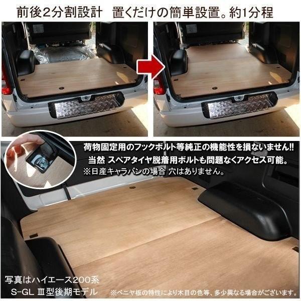 ハイエース200系木目調フローリング　リアヒーター付車用 ハイエース 200系 フロアボード DX 1型 2型 3型 4型 5型 デラックス