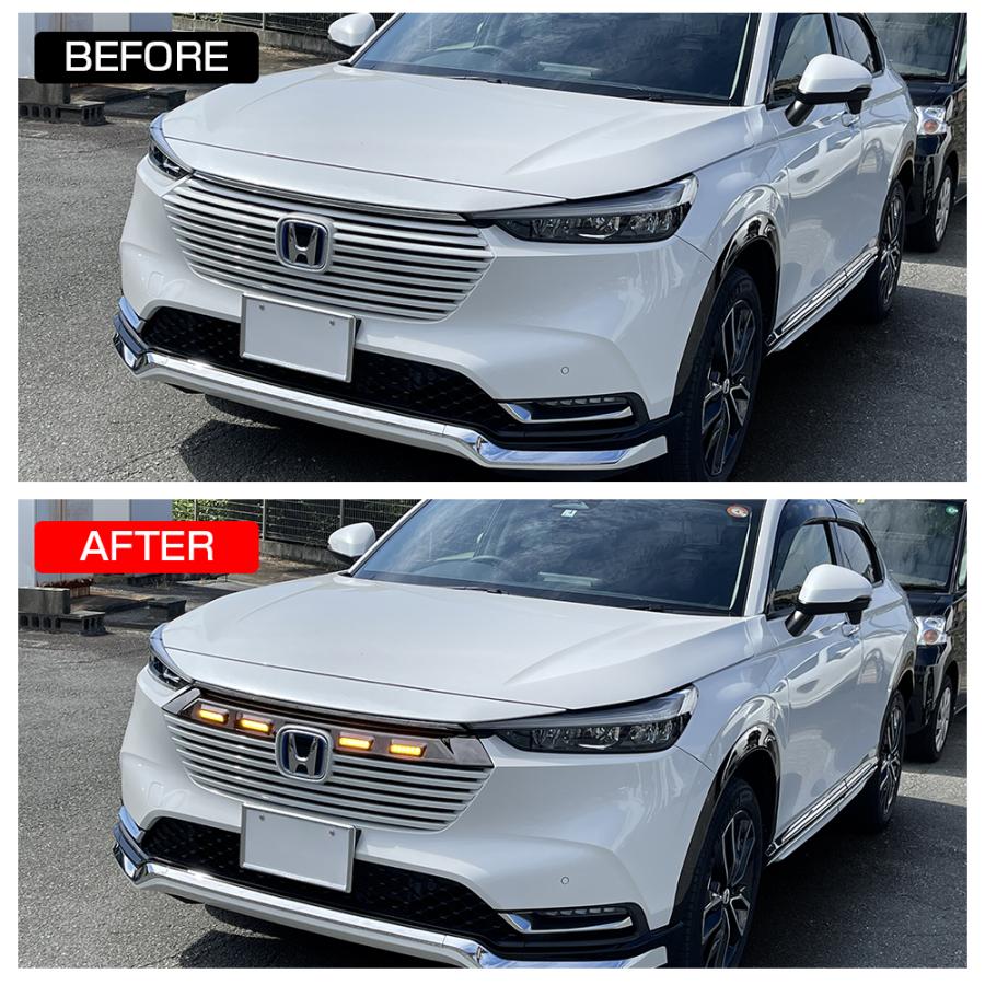 Honda ヴェゼル フロントグリル 新品未使用 新品未使用】ホンダ ヴェゼル 純正 フロントグリル 黒 Honda VEZEL