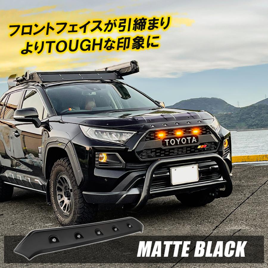 RAV4 パーツ 50系 フロントノーズカバー 1P フロントグリルカバー