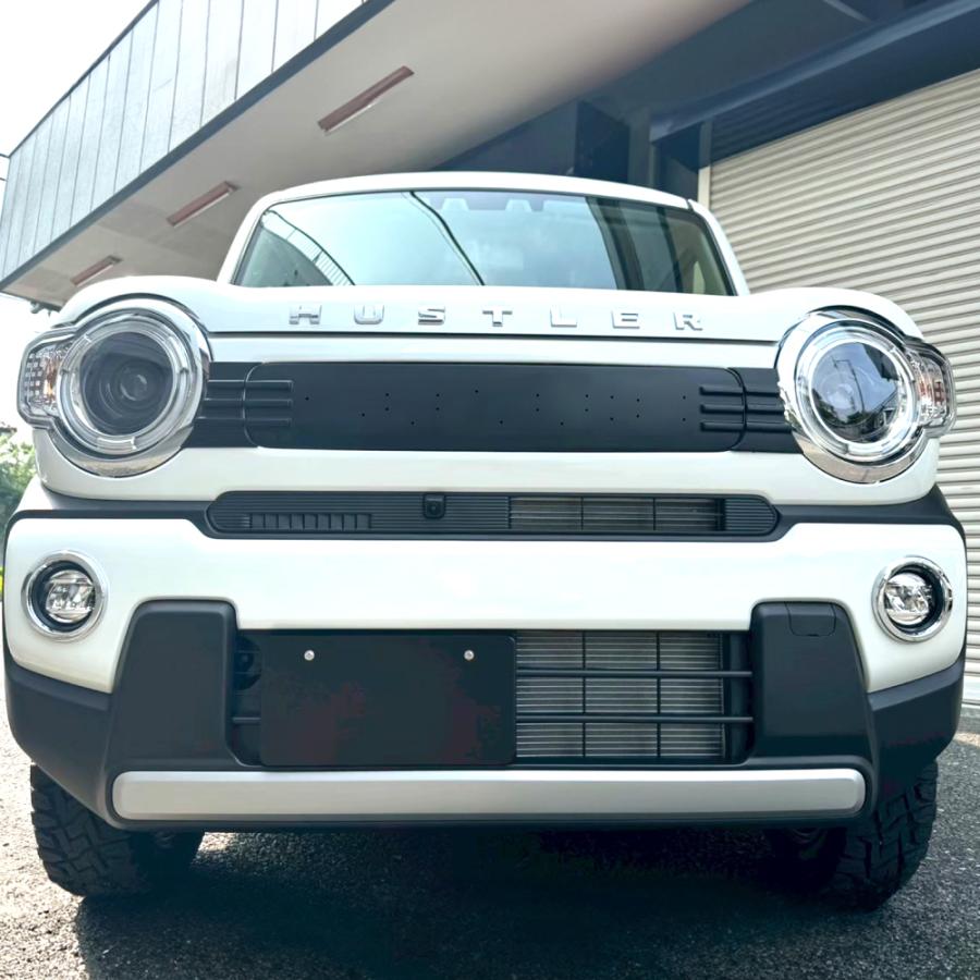 ハスラー MR92S MR52S フロントグリル 塗装済み マッドブラック マット