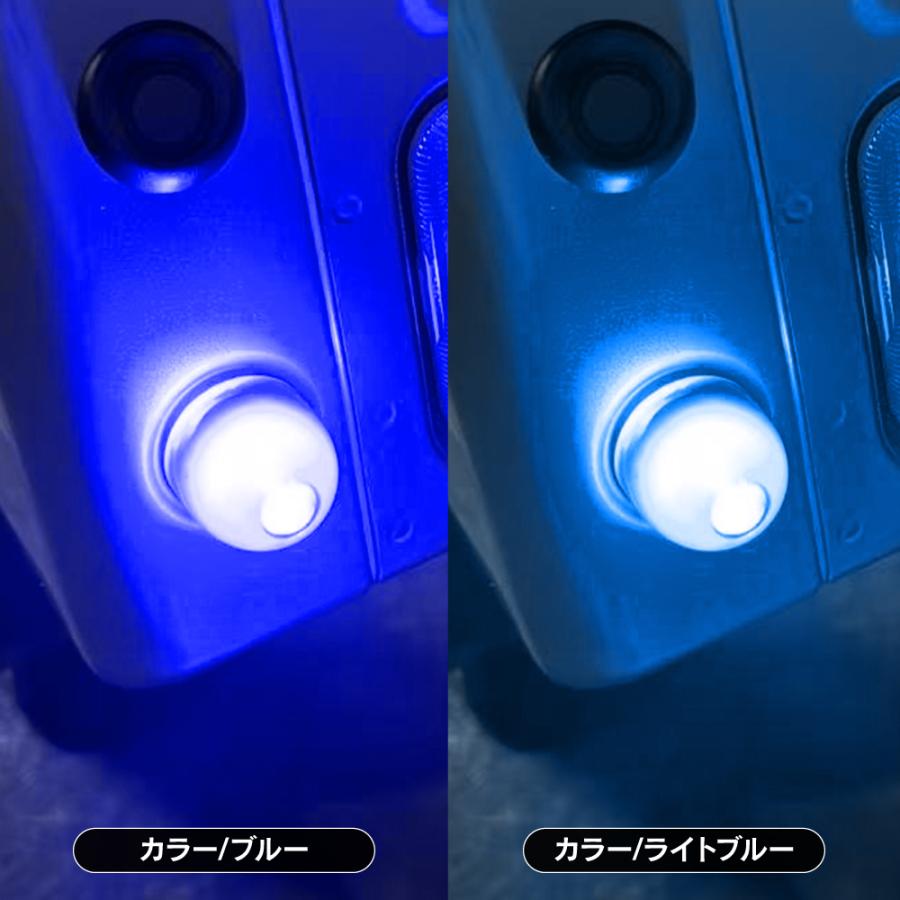 軽トラック LED マーカーランプ 戸当たり ゴム イエロー レッド 6個