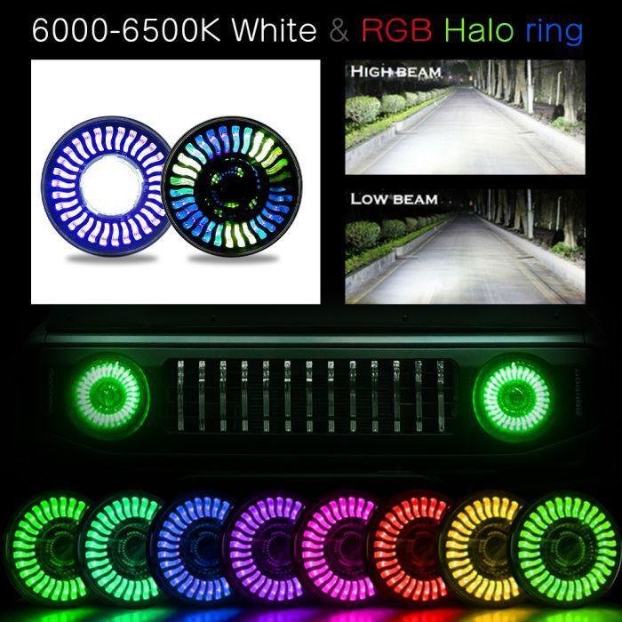 セット)新型 ジムニー JB64 ジムニーシエラ JB74 パーツ RGB ヘッド