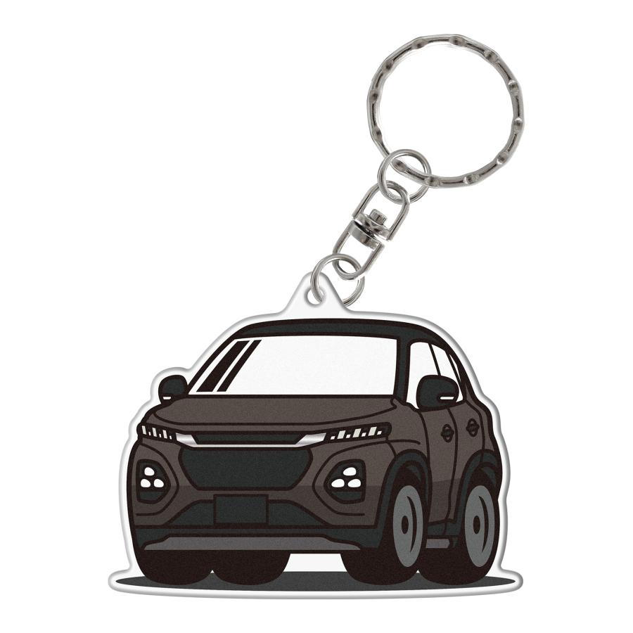 フロンクス アクリル キーホルダー デフォルメ デザインB キーリング 愛車 チャーム パーツ アクセサリー (藤家) | 