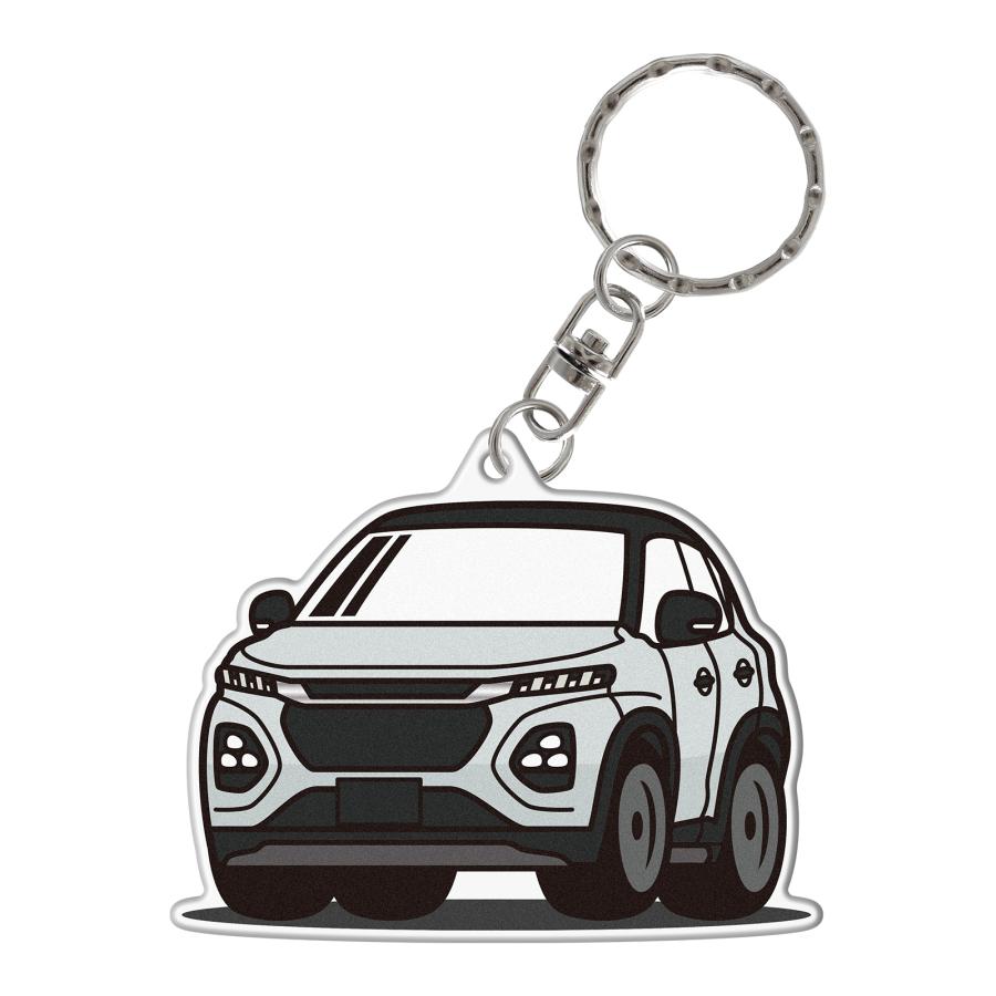 フロンクス アクリル キーホルダー デフォルメ デザインE キーリング 愛車 チャーム パーツ アクセサリー (藤家) | 