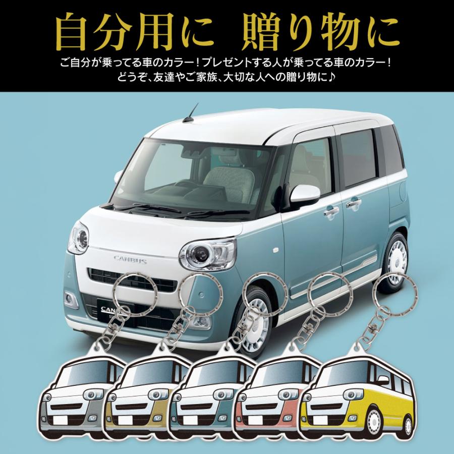 ムーヴキャンバス LA850S LA860S ストライプス アクリル キーホルダー デフォルメ デザインA (藤家) |  | 02