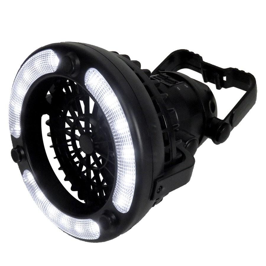 LED ランタン 扇風機 2WAY仕様 電池 18灯 災害用 小型 卓上 ハンディ ファン キャンプ用品 アウトドア用品 レジャー用品 防災 便利グッズ |  | 01