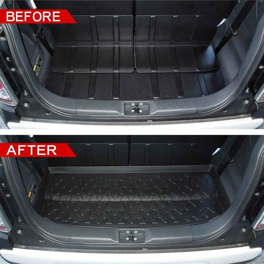 ハスラー 3D ラゲッジトレイ ラゲッジマット フロアマット 立体 防水 汚れ防止 ラバー ゴム トランク カスタム パーツ 内装 |  | 02