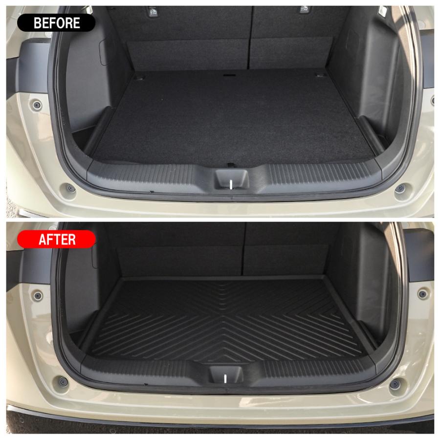 ヴェゼル RV ラゲッジマット 1P 立体マット 汚れ防止 防水 3D オリジナル 内装 ラバー 立体構造 |  | 02